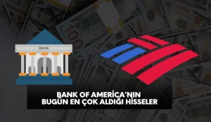 Bank of America bugün en çok hangi hisseleri aldı